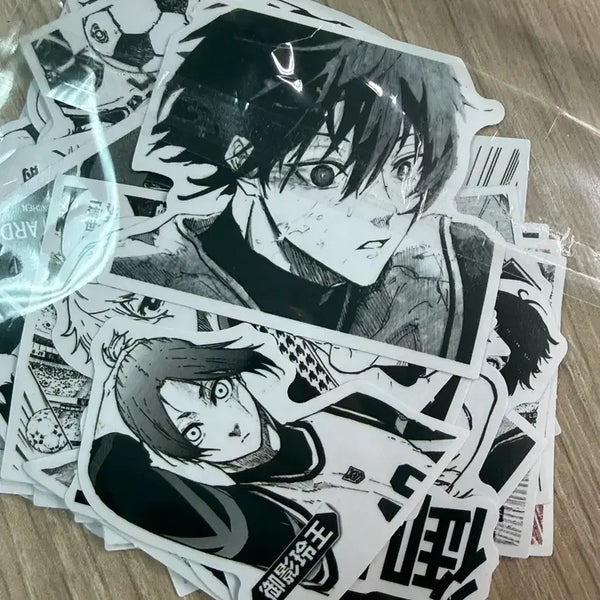 [BUNJANG] Blue Lock Monochrome Sticker Set / 블루록 흑백 스티커