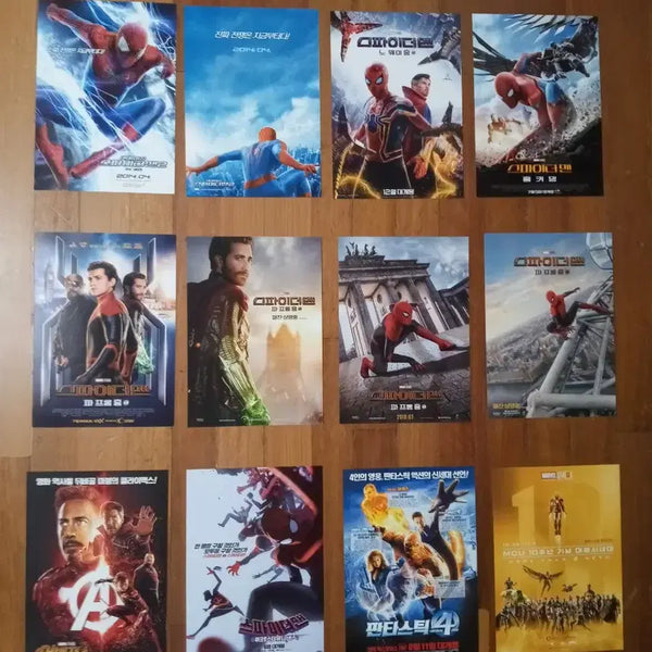 [BUNJANG] Marvel DC Spider-Man Movie Flyers / 영화팜플렛 포스터 전단지 마블 DC 스파이더맨 3000 상품사진중 3장골라서 9천원