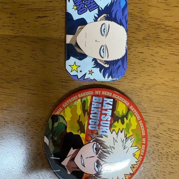 [BUNJANG] My Hero Academia Shinsou Bakugo Can Badges Bundle Set / 히로아카 신소 바쿠고 캔뱃지 일괄