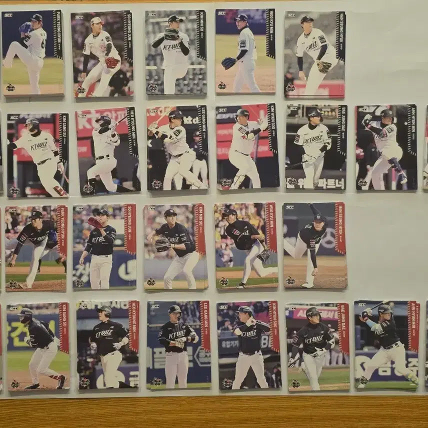 [BUNJANG] KT Wiz Normal Home/Away Full Set Baseball Cards / kbo 카드 kt위즈 노멀 홈/어웨이 풀셋(풀세트)