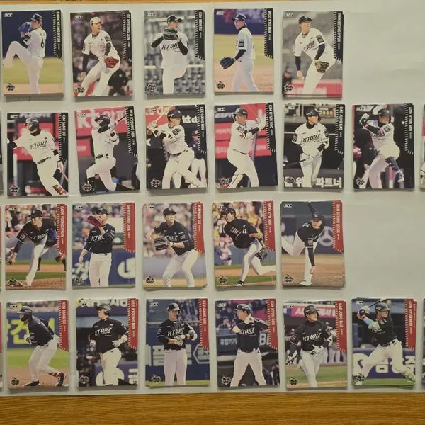 [BUNJANG] KT Wiz Normal Home/Away Full Set Baseball Cards / kbo 카드 kt위즈 노멀 홈/어웨이 풀셋(풀세트)