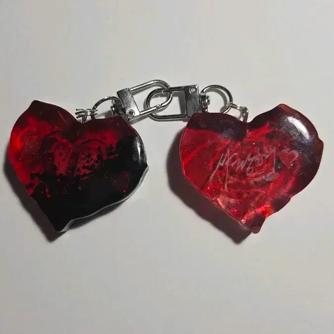 [BUNJANG] Heart and Moon Keychains Set / 하트 키링 달 키링 5개