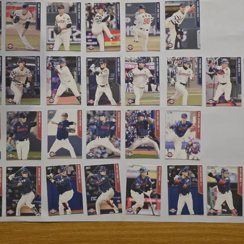 [BUNJANG] Lotte Giants Normal Home/Away Full Set Baseball Cards / kbo 카드 롯데자이언츠 노멀 홈/어웨이 풀셋(풀세트)