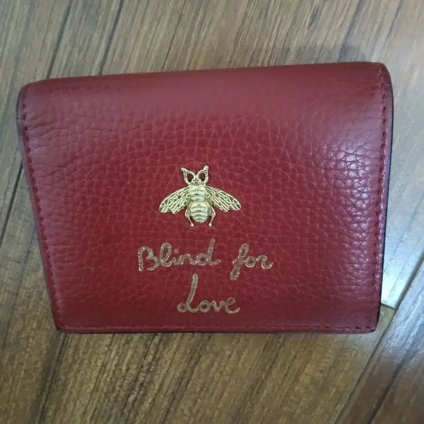 [BUNJANG] Gucci Bee Wallet Red / 구찌 꿀벌 지갑 레드