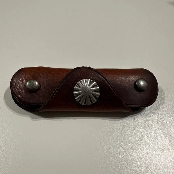 [BUNJANG] RRL Concho Leather Keyring Brown / RRL 콘초 키링