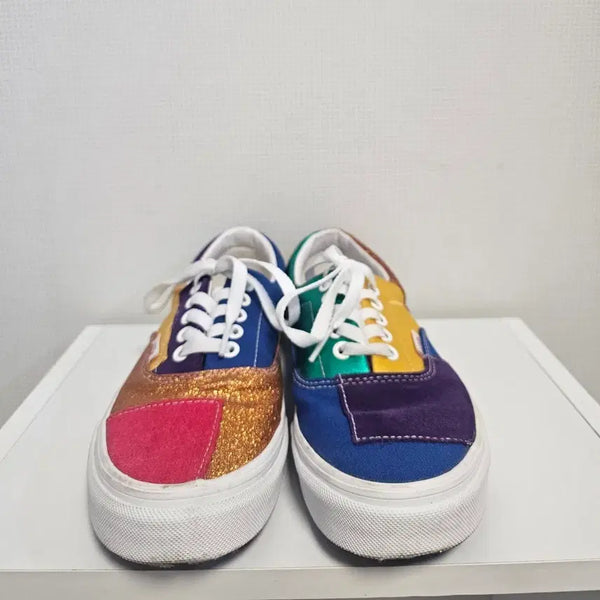 [BUNJANG] Vans Era Patchwork Multicolor Shoes (245) / 반스 에라 패치워크 멀티컬러 245