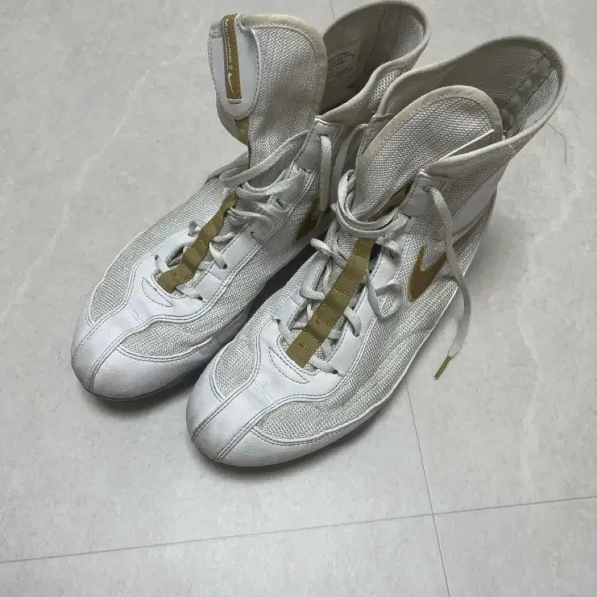 [BUNJANG] Nike Machomai 2 Boxing Shoes Gold / 나이키 마초마이2 골드