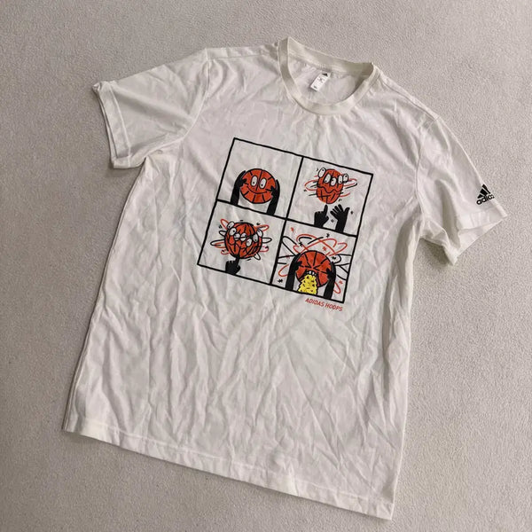 [BUNJANG] Adidas Basketball Short Sleeve T-Shirt XL / XL 아디다스 농구 반팔 티 0710T