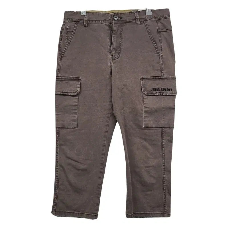 [BUNJANG] Jeep Brown Cargo Pants Size 30 / 지프 브라운 카고 바지 30
