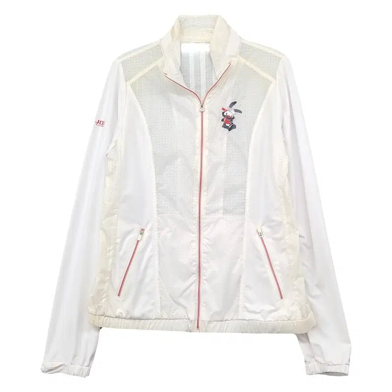 [BUNJANG] JDX Functional Windbreaker White Size 95 / JDX 화이트 기능성 바람막이 95