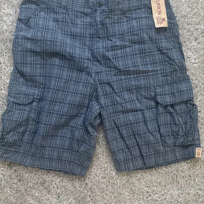 [BUNJANG] REUNION Plaid Shorts Size 36 / 새상품 일본판 REUNION  반바지 사이즈 36