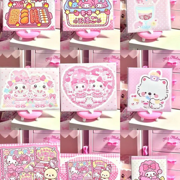 [BUNJANG] Sanrio Overseas Stickers Pack (8cm+) / [처분]8cm이상 해외산리오 포용다꾸스티커