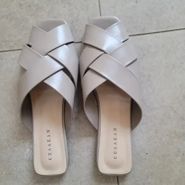 [BUNJANG] ChakhanGudu Mules Slippers Size 245 / 착한구두 뮬 슬리퍼 245