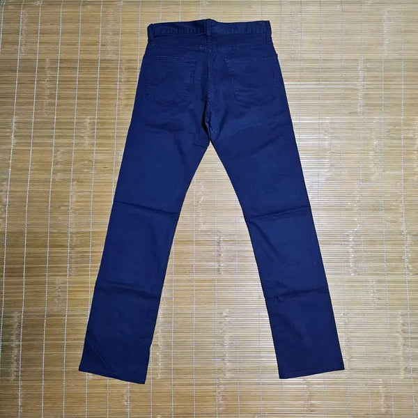 [BUNJANG] Uniqlo Cotton Stretch Slim Pants Navy 29 Inch / 구매시덤)유니클로 면스판슬림팬츠29인치 택체새것