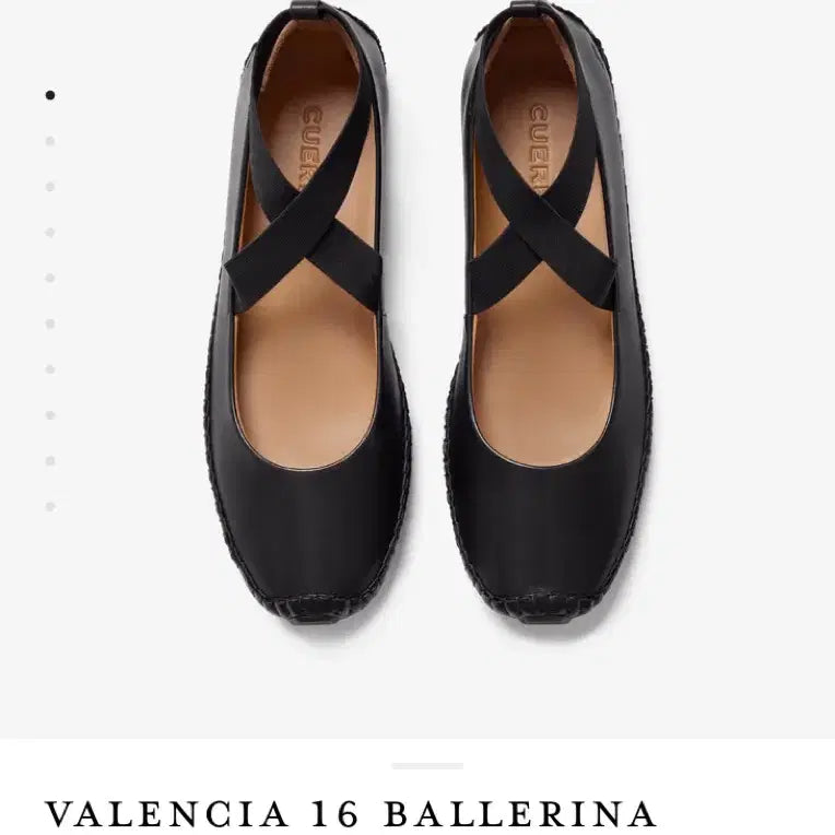 [BUNJANG] CUEREN Valencia 16 Ballerina Shoes Black / CUEREN 발렌시아 16 발레리나 슈즈 블랙