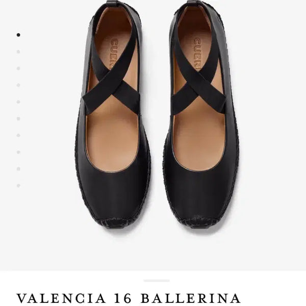 [BUNJANG] CUEREN Valencia 16 Ballerina Shoes Black / CUEREN 발렌시아 16 발레리나 슈즈 블랙