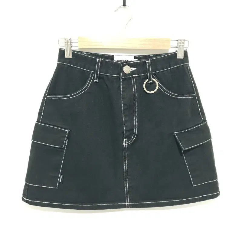 [BUNJANG] Curity Stitch Skirt S_S2155 / 큐리티 스티치 스커트 S_S2155