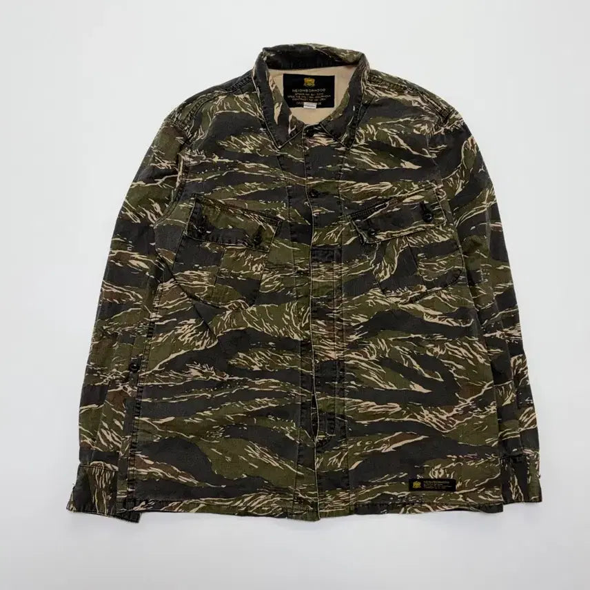 [BUNJANG] Neighborhood Camo Shirt / 네이버후드 카모 셔츠