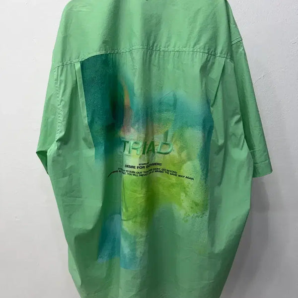 [BUNJANG] System Homme 21ss Printing Overshirt (100) / 정품) 시스템옴므 한섬 21ss 프린팅 오버셔츠 100