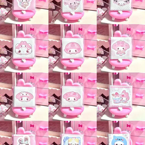 [BUNJANG] Sanrio 5cm Sticker Pack (10 Pieces) / [처분]5cm 해외산리오 포용다꾸스티커