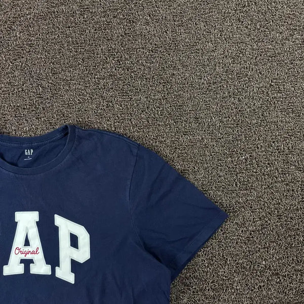 [BUNJANG] Gap Original Big Logo Navy T-Shirt / 갭 오리지널 빅로고 네이비 반팔티셔츠