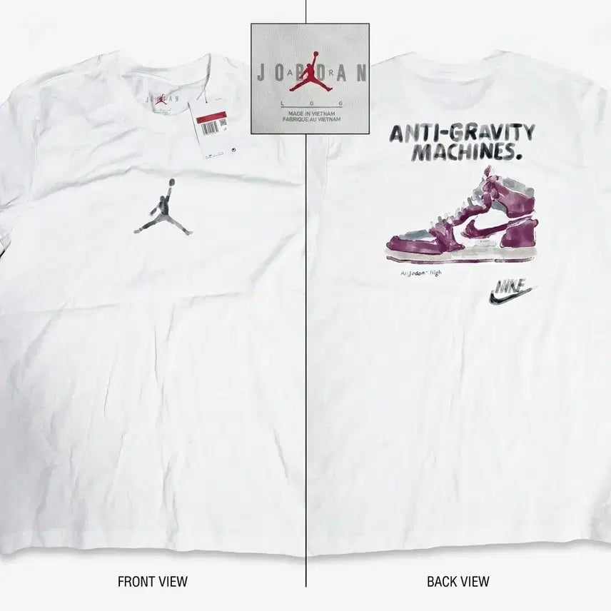 [BUNJANG] Nike Jordan Jumpman Graphic T-Shirt (FD7029-103) / [새상품] 나이키 조던 반팔 티셔츠 (FD7029-103) L