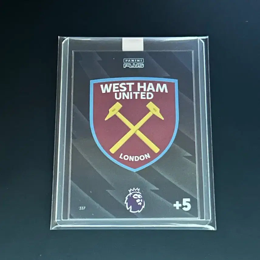 [BUNJANG] Panini West Ham Club Logo Soccer Card / [축구카드/파니니] 웨스트햄 클럽 로고 카드