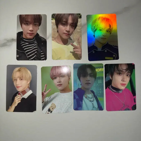 [BUNJANG] NCT Haechan & Jungwoo 7 Types Bundle Set Photocard / NCT 포토카드 7종 일괄 해찬 정우