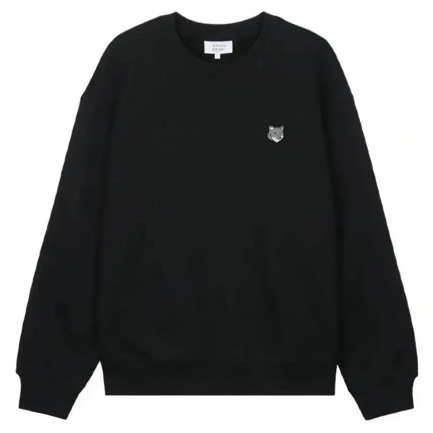 [BUNJANG] Maison Kitsuné Fox Head Sweatshirt Black M / 메종키츠네 폭스헤드 맨투맨 블랙 M