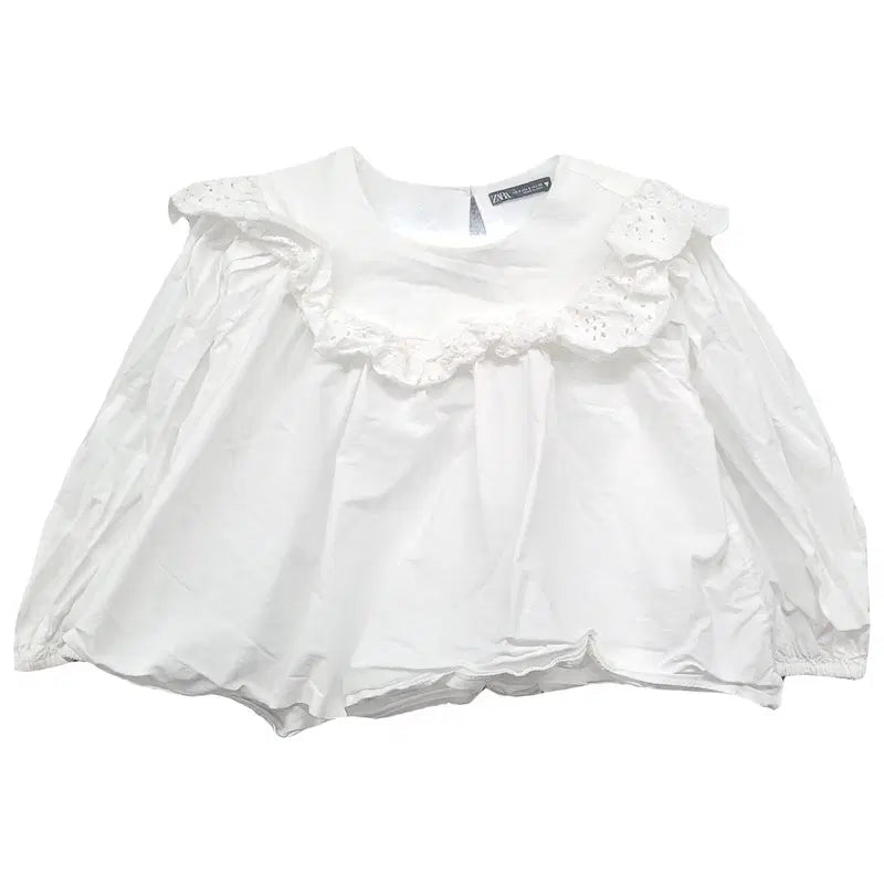 [BUNJANG] Zara White Blouse Size S / 자라 화이트 블라우스 EUR S USA S MEX 26