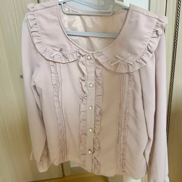 [BUNJANG] Evelyn Lace Frill Blouse / evelyn 레이스 프릴 블라우스
