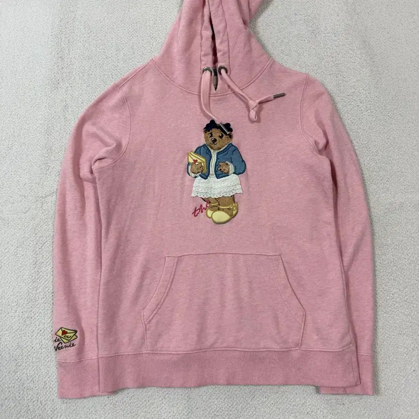 [BUNJANG] Teenie Weenie Pink Hoodie / 티니위니 핑크 후드티