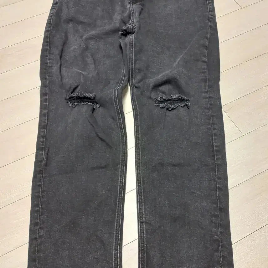 [BUNJANG] Musinsa Standard Big Size Black Denim Pants (Size 40) / 빅사이즈 무신사 스탠다드 블랙 데님 팬츠 40사이즈