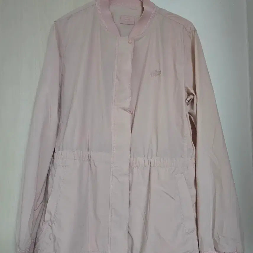 [BUNJANG] Lacoste Women's Windbreaker Jacket Pink Size 36 / 라코스테 여성 바람막이 자켓 핑크 36