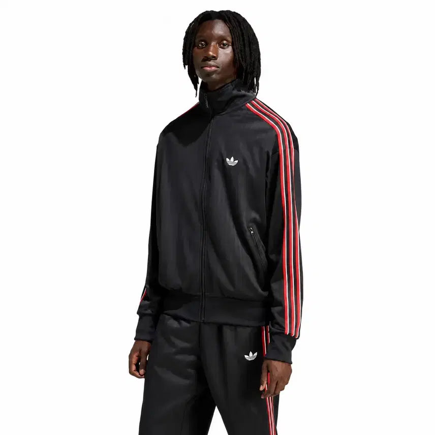 [BUNJANG] Adidas Firebird Track Top Black Red / 아디다스 파이어버드 트랙탑 블랙 레드