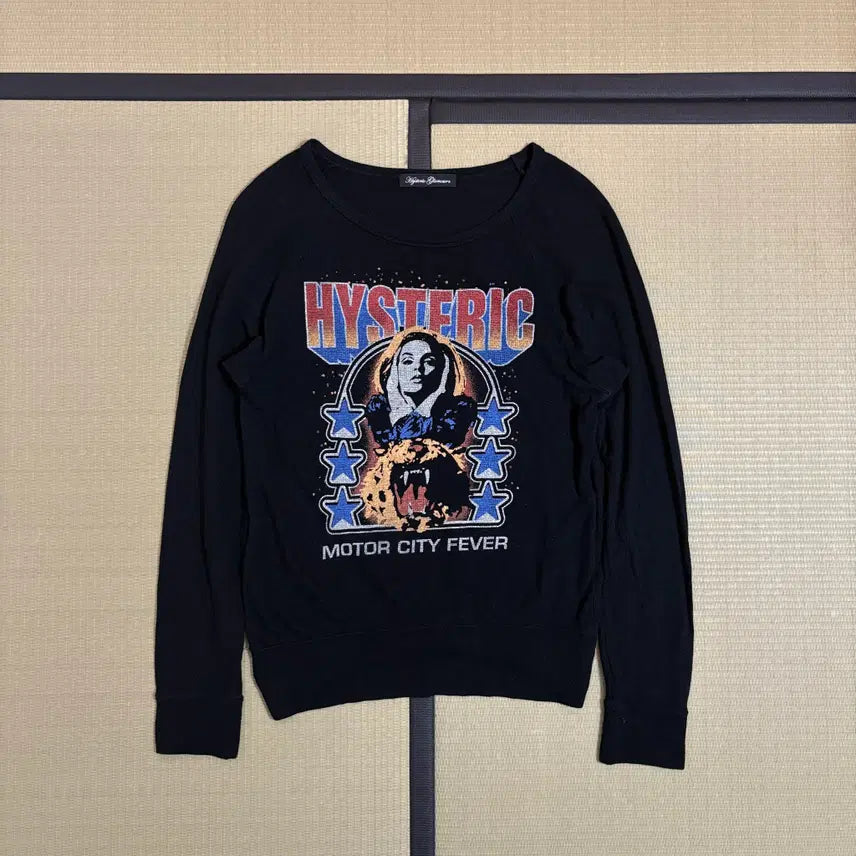 [BUNJANG] HYSTERIC GLAMOUR Motor City Waffle Long Sleeve T-Shirt / 히스테릭 글래머 모터시티 와플 긴팔 티셔츠