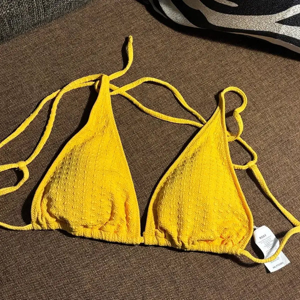 [BUNJANG] ROXY Bikini Top Swimsuit / 택있음) 정가 6만원대 / ROXY 록시 비키니 탑 수영복 상의