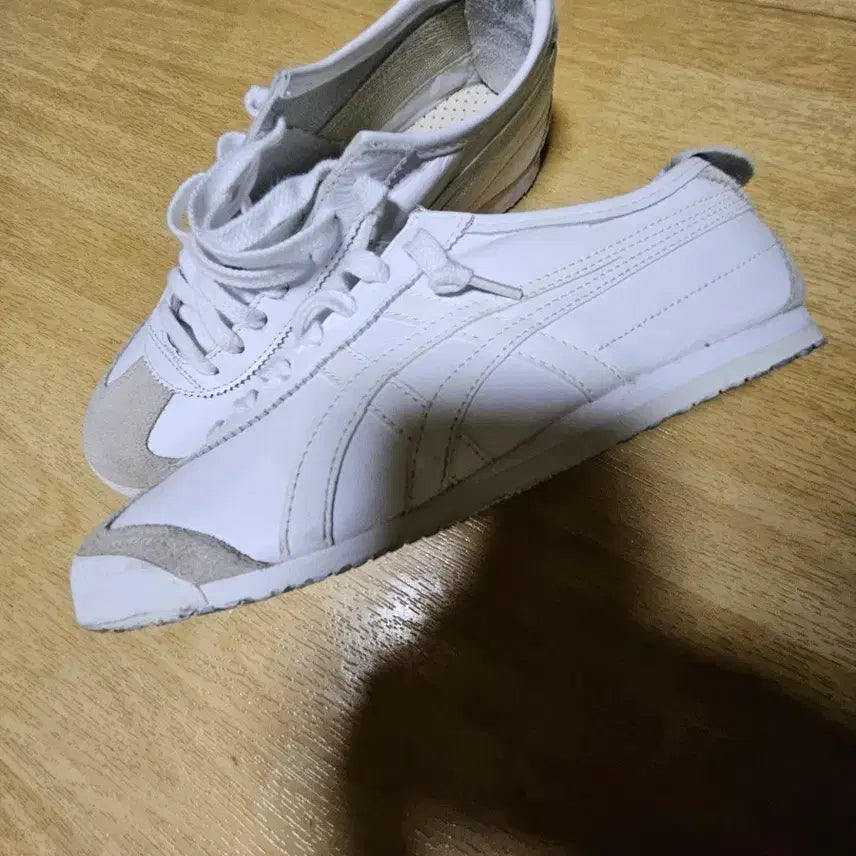 [BUNJANG] Onitsuka Tiger Mexico 66 White Sneakers / 오니츠카타이거 멕시코 66 화이트