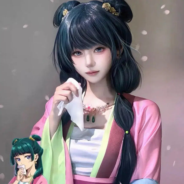 [BUNJANG] The Apothecary Diaries Maidong Maidong Cosplay Set + Wig / 약사의 혼잣말 마오마오 코스프레 세트 + 가발