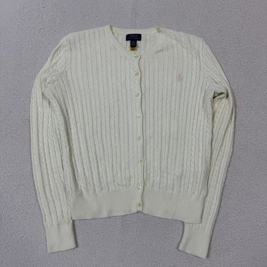 [BUNJANG] Polo Ralph Lauren Cable Knit Cardigan / 폴로랄프로렌 꽈배기 니트 가디건