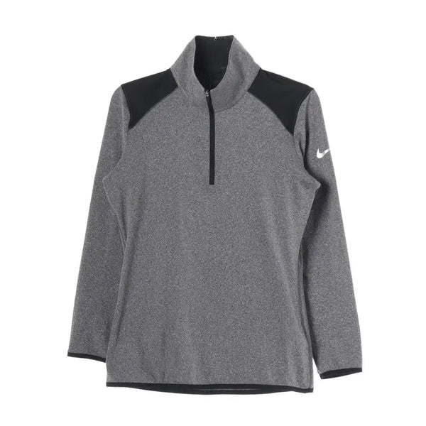 [BUNJANG] Nike Polyester Half-Zip Long-Sleeve T-Shirt - Size M / 나이키 폴리에스터 반집업 긴팔 티 M