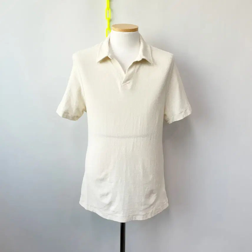 [BUNJANG] Man on the Boon Men's Caravan Short-Sleeve Knit L / 맨온더분 남성 카라반팔니트 L