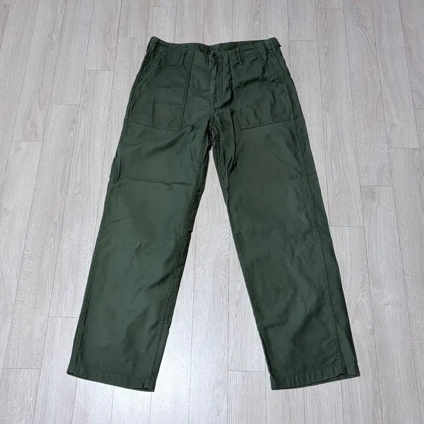 [BUNJANG] Musinsa Standard Replica Fatigue Pants 32 Sage Green / [32사이즈] 무신사 스탠다드 레플리카 퍼티그 팬츠