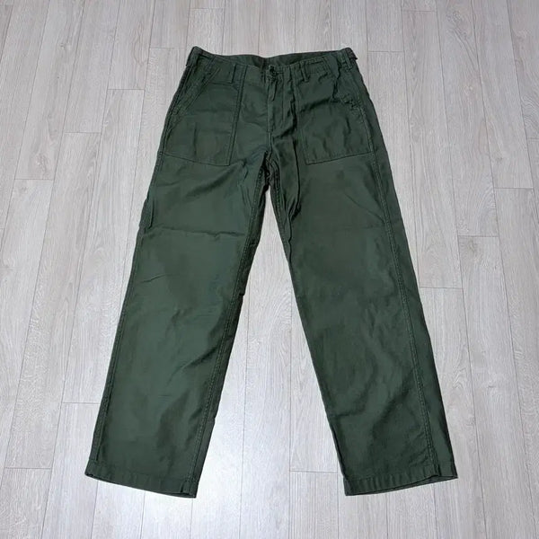 [BUNJANG] Musinsa Standard Replica Fatigue Pants 32 Sage Green / [32사이즈] 무신사 스탠다드 레플리카 퍼티그 팬츠