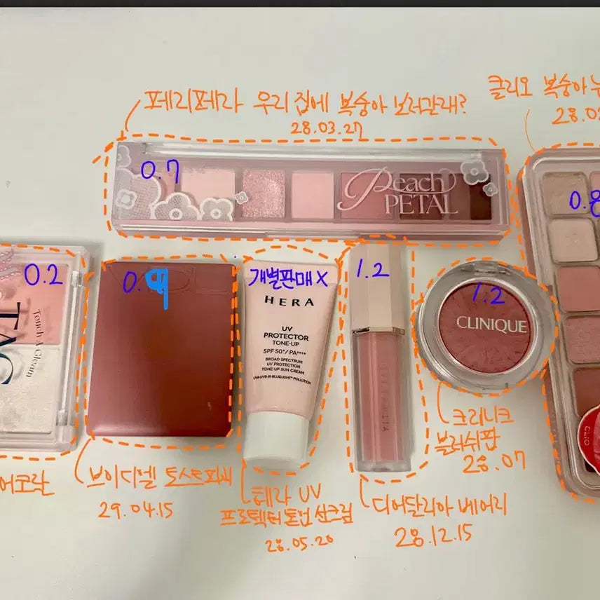 [BUNJANG] Makeup Forever Pressed Powder & Spring/Autumn Tone Makeup Bundle / 핑잘봄 화장품 일괄 교신/판매