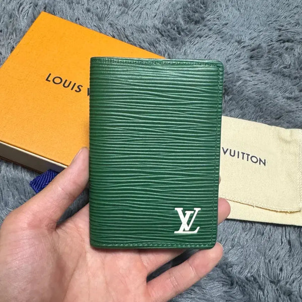 [BUNJANG] Louis Vuitton 2025 Pocket Organizer Green Full Set / [25년식/풀구성]루이비통 포켓 오거나이저 그린