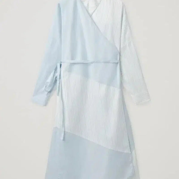 [BUNJANG] COS Striped Wrap Dress / COS 코스 스트라이프 랩원피스(새상품)