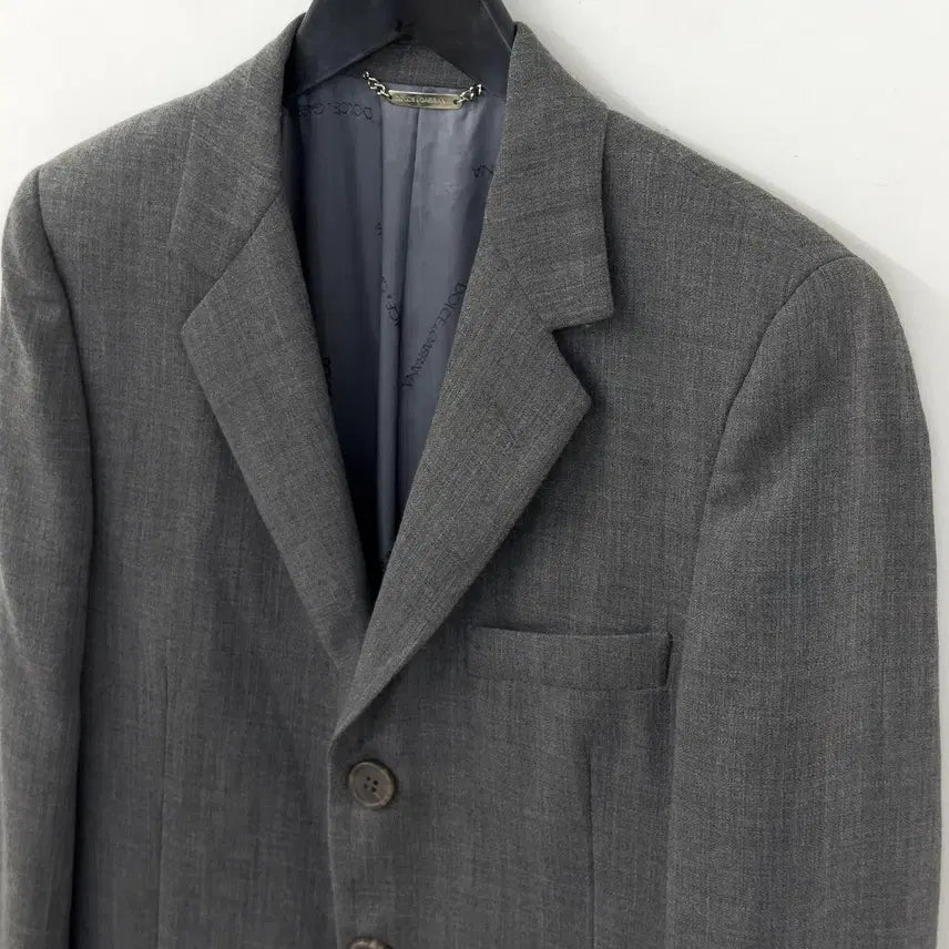 [BUNJANG] Dolce & Gabbana 90s Grey Wool Blend Blazer Jacket / 돌체앤가바나 자켓
