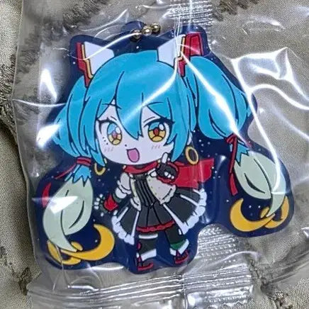 [BUNJANG] Hatsune Miku x Gundam Collaboration Rubber Keychain / 하츠네 미쿠 건담 고무 키링 판매합니다