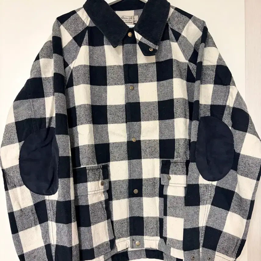 [BUNJANG] REMI RELIEF Buffalo Check Niel Field Jacket / REMI RELIEF 레미릴리프 블록체크 넬 필드자켓 L